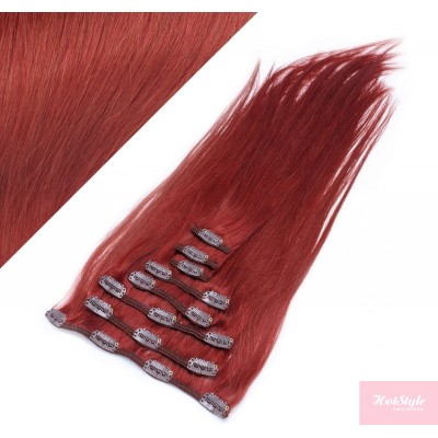 Blokkeren wakker worden Snel Clip in human hair Remy - copper red - 24" (60cm) - Hair Extensions Hotstyle