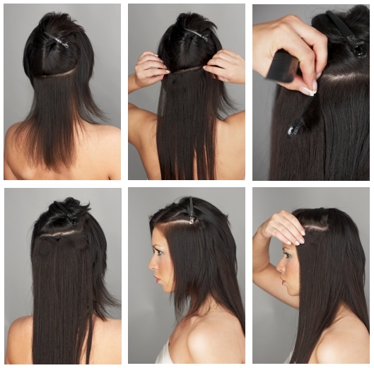 EASY HOW TO MAKE CLIP-IN EXTENSIONS